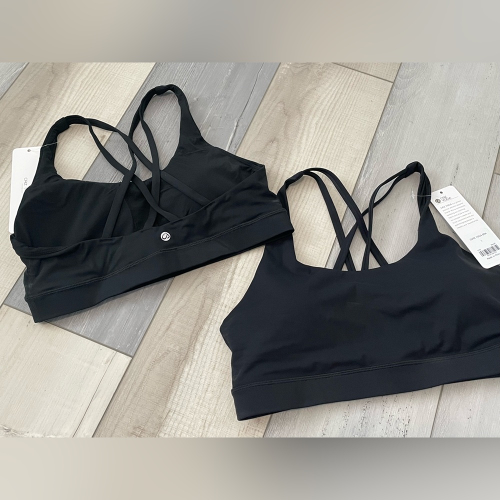CRZ YOGA Women's Strappy Sports Bras